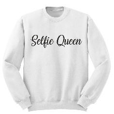Bluza damska biała Selfie Queen